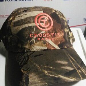 Crosstie Ranch Hunting Farm Trucker Adjustable Hat One Size